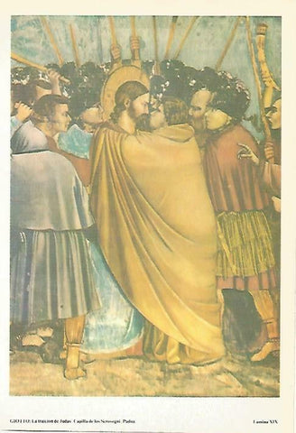 LAMINA 14544: La traicion de Judas, por Giotto