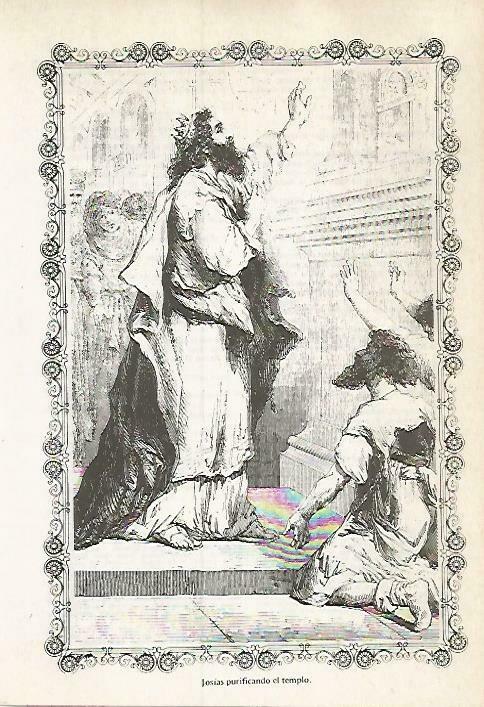 LAMINA 14546: Josias purificando el templo