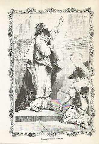 LAMINA 14546: Josias purificando el templo