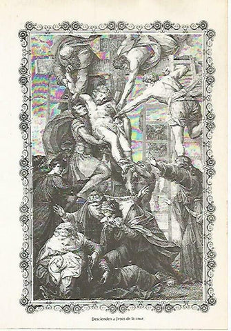 LAMINA 14581: Descenso de Jesus de la cruz