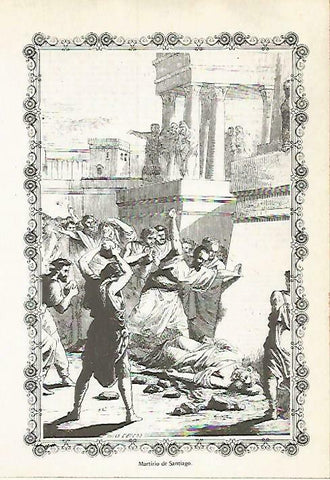 LAMINA 14586: Martirio de Santigo