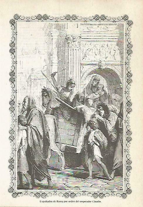 LAMINA 14595: Expulsados de Roma por Claudio