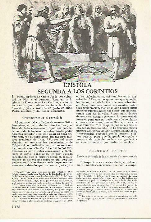 LAMINA 14596: Epistola segunda a los corintios