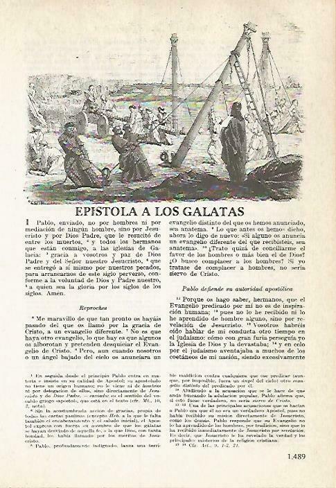 LAMINA 14597: Epistola a los galatas