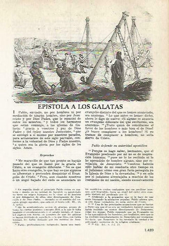 LAMINA 14597: Epistola a los galatas