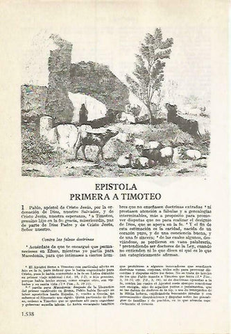 LAMINA 14602: Epistola a Timoteo