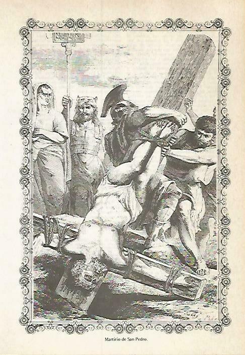 LAMINA 14604: Martirio de San Pedro