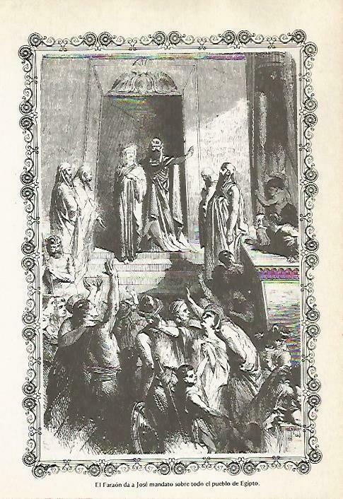 LAMINA 14482: El faraon y Jose