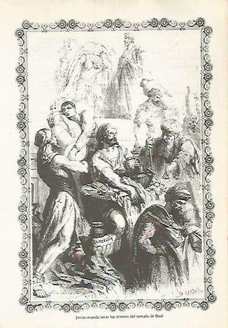 LAMINA 14547: Josias y los tesoros del templo de Baal