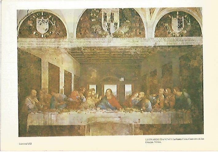 LAMINA 14555: La Santa Cena, por Leonardo da Vinci