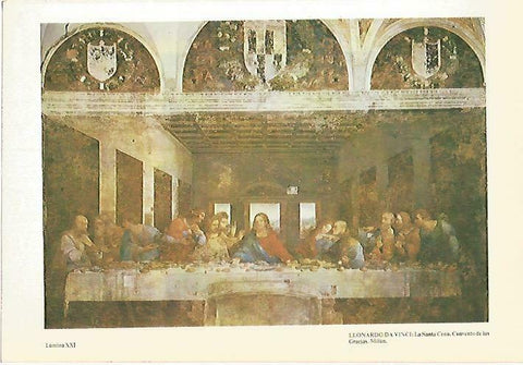 LAMINA 14555: La Santa Cena, por Leonardo da Vinci