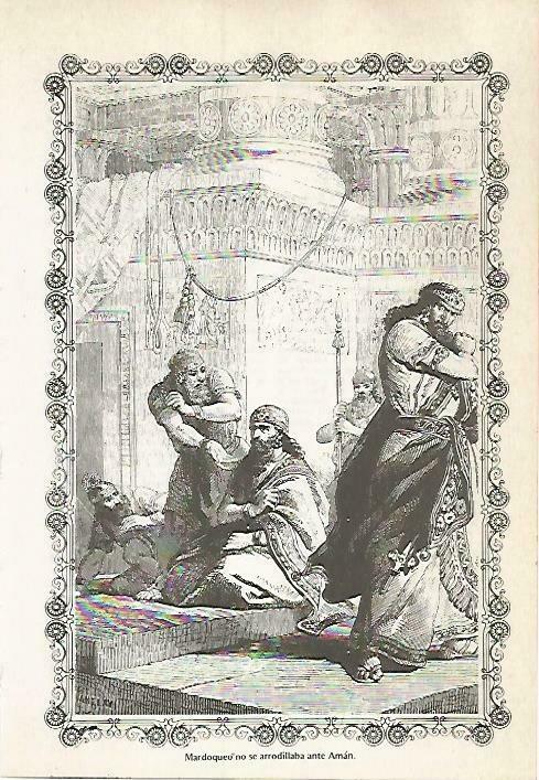 LAMINA 14557: Mardoqueo ante Aman