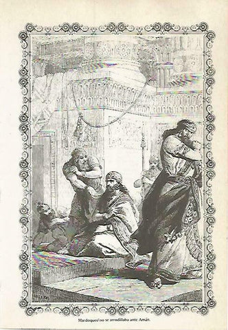 LAMINA 14557: Mardoqueo ante Aman