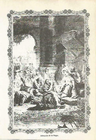 LAMINA 14562: Adoracion de los Magos