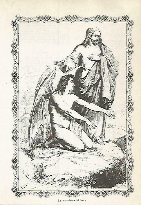 LAMINA 14564: Las tentaciones de Jesus