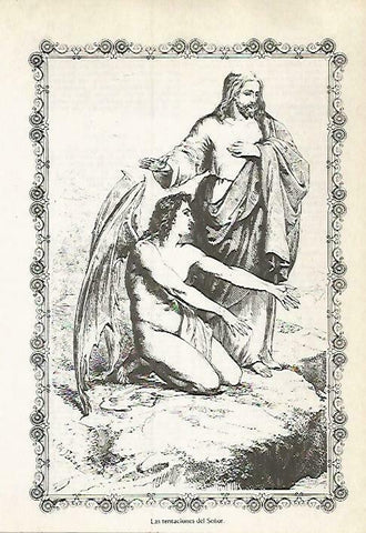 LAMINA 14564: Las tentaciones de Jesus