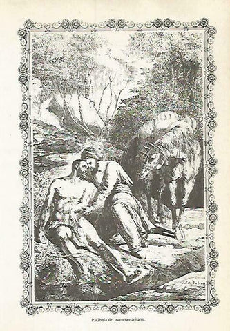 LAMINA 14568: Parabola del buen samaritano