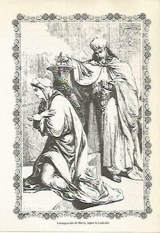 LAMINA 14561: Consagracion de Maria
