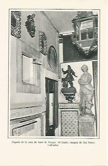 LAMINA 14387: Zaguan de la Casa de Juan de Vargas, Madrid
