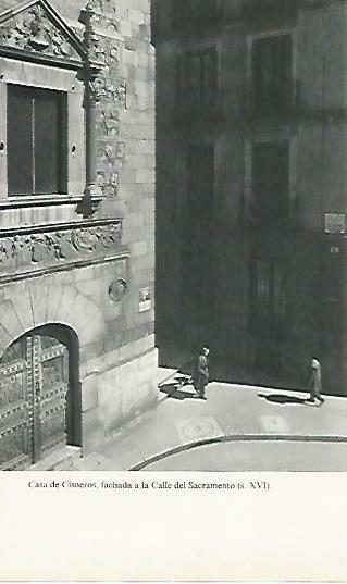 LAMINA 14398: Casa de Cisneros, Madrid