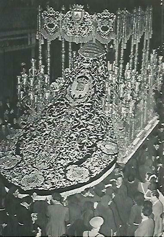 LAMINA 14369: Paso de la Virgen en la Semana Santa de Malaga