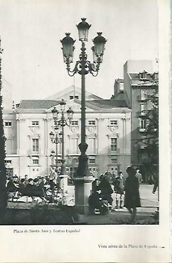 LAMINA 14455: Plaza de Santa Ana, Madrid