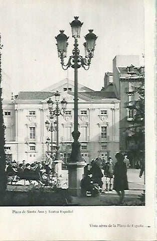 LAMINA 14455: Plaza de Santa Ana, Madrid