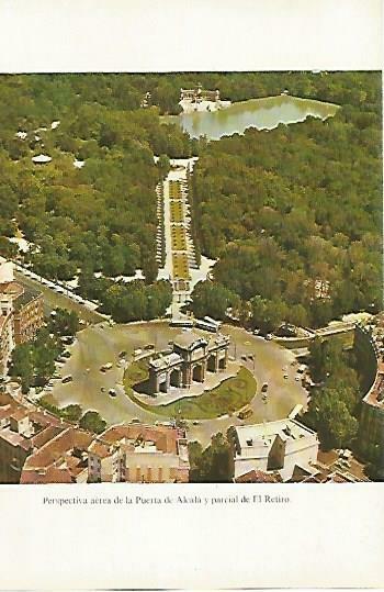 LAMINA 14423: Vista aerea de la Puerta de Alcala, Madrid