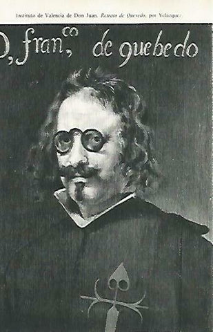 LAMINA 14441: Retrato de Quevedo, por Velazquez