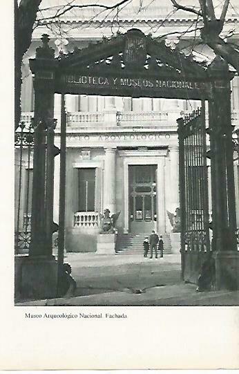 LAMINA 14442: Fachada del Museo Arqueologico Nacional, Madrid