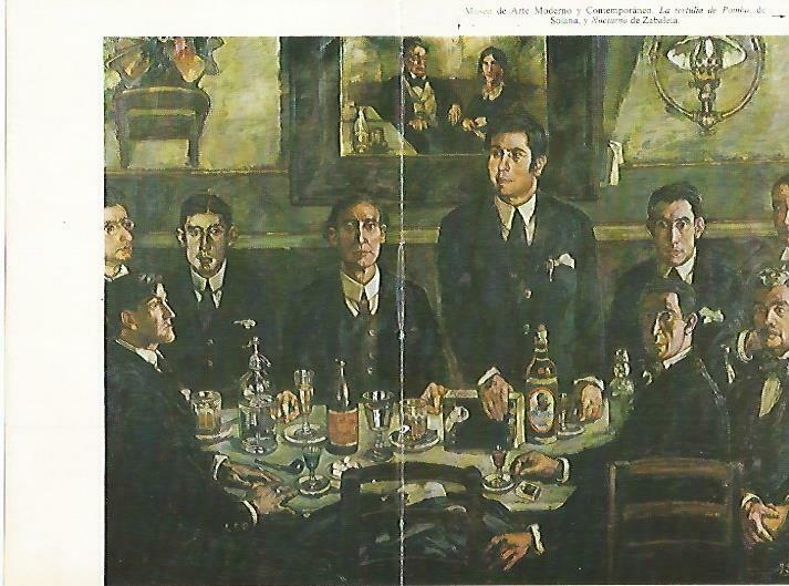 LAMINA 14446: La tertulia de Pombo, por Solana