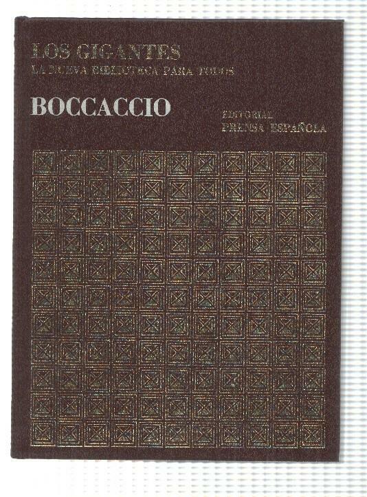 Coleccion Los Gigantes num 11: Boccaccio de la Historia Universal. La Nueva Biblioteca para todos