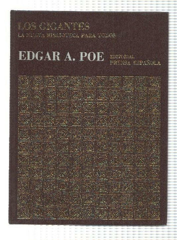 Coleccion Los Gigantes num 07 de la Historia Universal: Edgar Allan Poe. La Nueva Biblioteca para todos