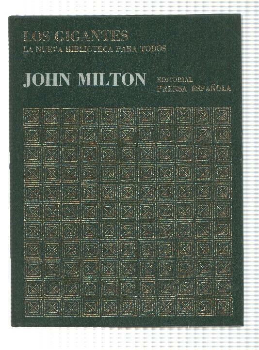 Coleccion Los Gigantes num 14 de la Historia Universal: John Milton. La Nueva Biblioteca para todos