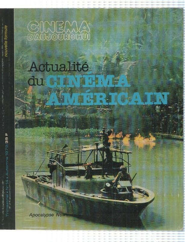 Cinema DAujourdhui num 14, Automne 1979 - Apocalypse Now. Actualite du Cinema Americain