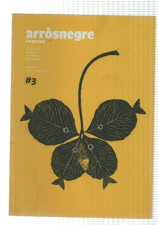 Fanzine: Arrosnegre num 3. Ilustracion, Comic y Tipografia. 3a edicion master en Diseño e Ilustracion