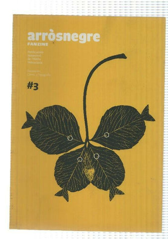 Fanzine: Arrosnegre num 3. Ilustracion, Comic y Tipografia. 3a edicion master en Diseño e Ilustracion