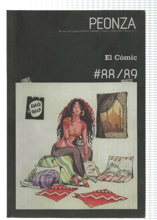 Revista literatura: Peonza num 88/89 año XX: El Comic (marzo-junio 2009) 