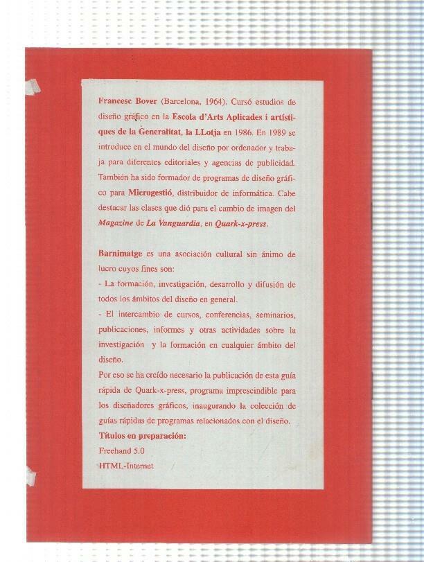 Guia Rapida del Quark -X- Press:  Francesc Bover