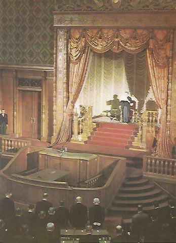 LAMINA 14829: El emperador Hiro Hito en el Parlamento de Japon
