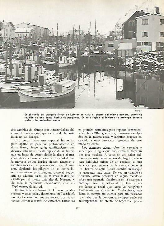 LAMINA 14844: Puerto de Lofoten, Noruega