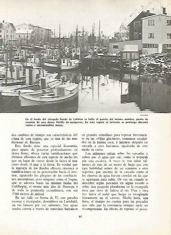 LAMINA 14844: Puerto de Lofoten, Noruega