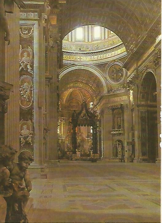 LAMINA 14862: Interior de San Pedro del Vaticano