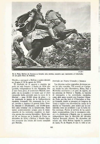 LAMINA 14855: Estatua a Bolivar en Caracas