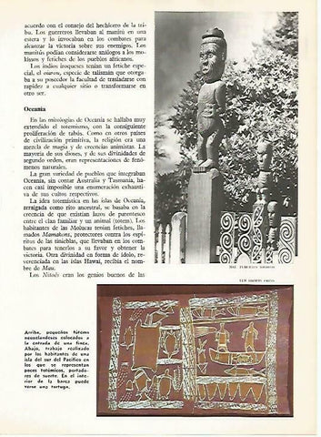 LAMINA 14847: Totems de Nueva Zelanda