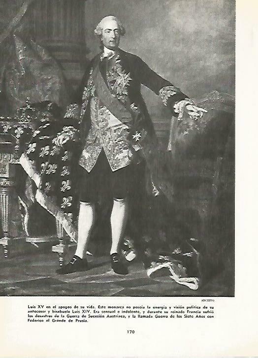 LAMINA 14795: Retrato de Luis XV de Francia