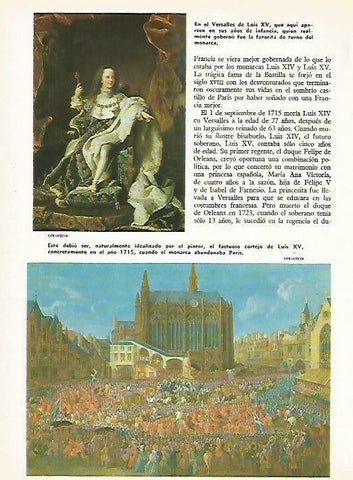 LAMINA 14794: Luis XV de niño