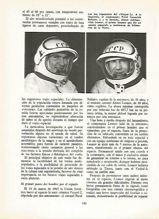 LAMINA 14792: Pavel Ivanovich Beliaiev y Alexei Arkhipovitch Leonov