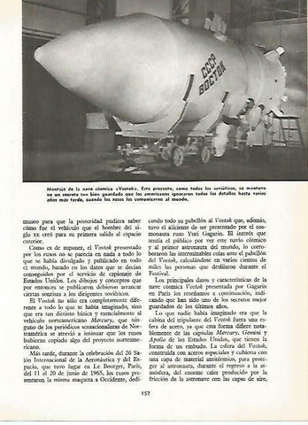 LAMINA 14790: Montaje de la nave Vostok
