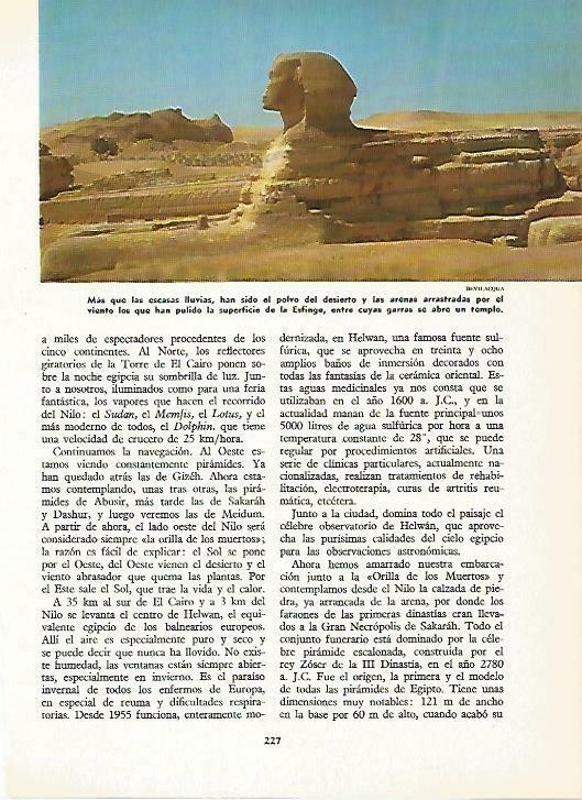 LAMINA 14811: La Esfinge, Egipto